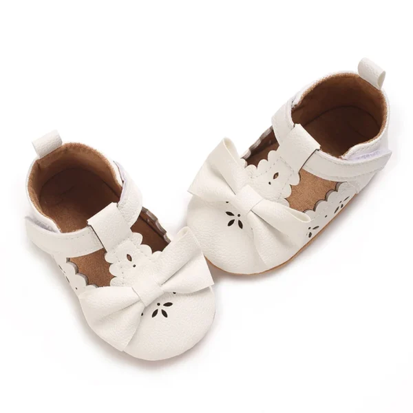 Baby Girl Shoes Infant Toddler Walking Flat Shoes Soft Sole Princess Mary Jane Shoes Prewalkers Wedding Dress Shoes Crib Shoes - Image 4