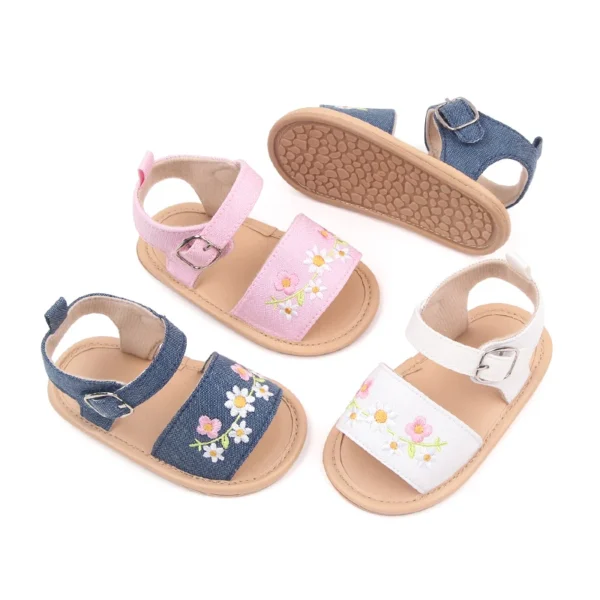 Baby Girl Summer Sandal High Quality TPR Anti-slip Hot Selling 11CM/12CM/13CM for Newborn Baby Girl 0-9-18 Months 2023NewFashion - Image 3