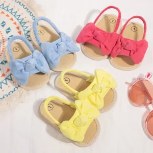 Fashion Summer Baby Girls Sandals Newborn Baby Shoes Casual Soft Bottom Non-slip Breathable Shoes Classic Hundred Toddler Shoes