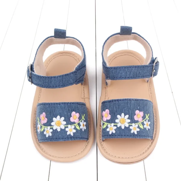 Baby Girl Summer Sandal High Quality TPR Anti-slip Hot Selling 11CM/12CM/13CM for Newborn Baby Girl 0-9-18 Months 2023NewFashion - Image 2