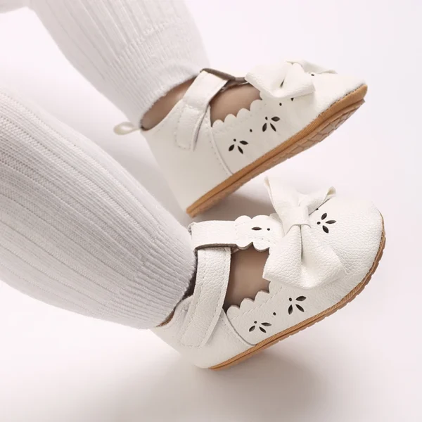 Baby Girl Shoes Infant Toddler Walking Flat Shoes Soft Sole Princess Mary Jane Shoes Prewalkers Wedding Dress Shoes Crib Shoes - Image 5