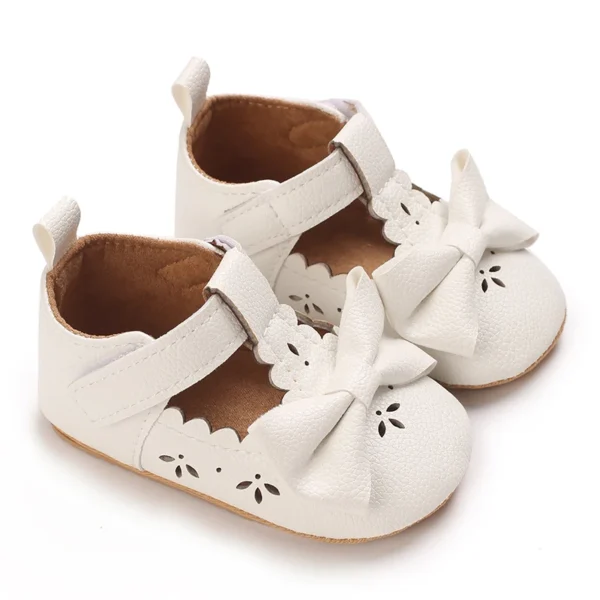 Baby Girl Shoes Infant Toddler Walking Flat Shoes Soft Sole Princess Mary Jane Shoes Prewalkers Wedding Dress Shoes Crib Shoes - Image 2