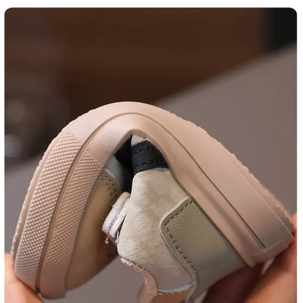 PU Leather Children Shoes Designers Kid's Sneakers Ergonomics Soft-soled Girl's Sneakers Anti-slippery Sport Shoes Toddler Shoes - Image 6