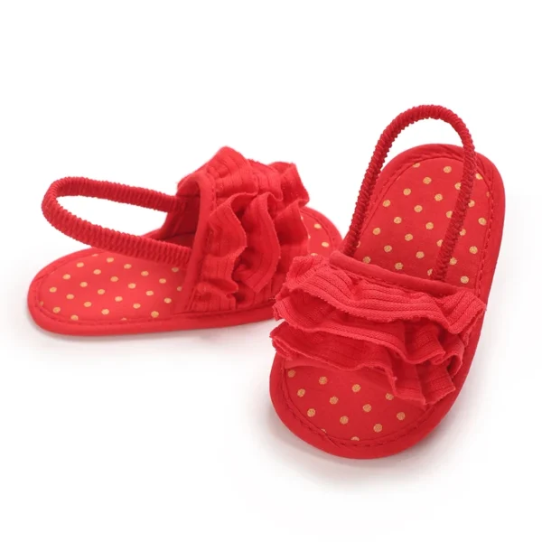 Fashionable Spring and Summer Baby Girl Princess Sandals Lightweight Breathable Soft Soled Summer Baby Slippers Walking Shoes - Image 4