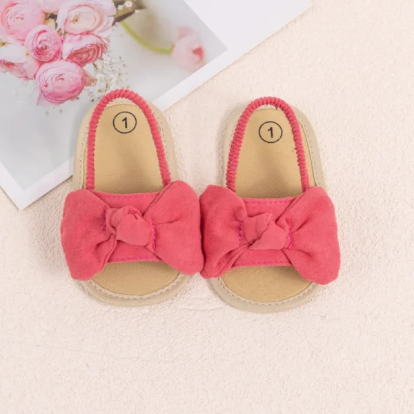 Fashion Summer Baby Girls Sandals Newborn Baby Shoes Casual Soft Bottom Non-slip Breathable Shoes Classic Hundred Toddler Shoes - Image 3