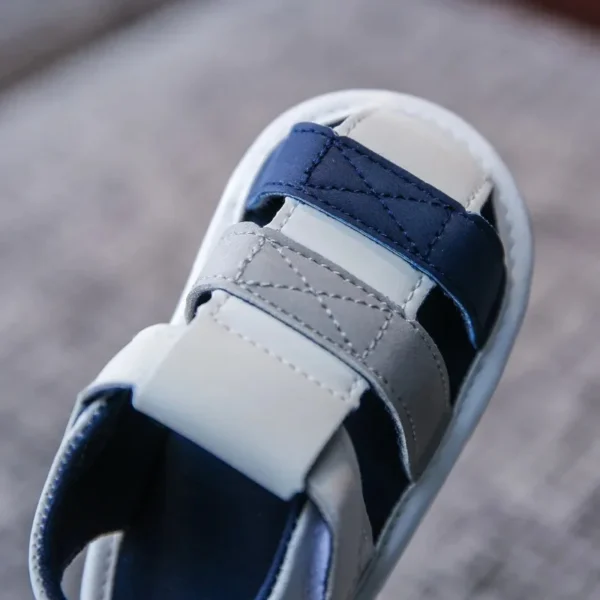 Summer Baby Shoes For Boys And Girls Comfortable Breathable Anti Kick Casual Sandals PU Soft Non Slip Walking Shoes - Image 5