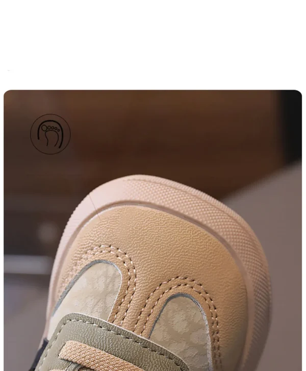 PU Leather Children Shoes Designers Kid's Sneakers Ergonomics Soft-soled Girl's Sneakers Anti-slippery Sport Shoes Toddler Shoes - Image 2