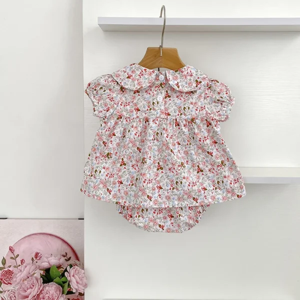 New Baby Clothes Sets Summer Toddler Girl Strap Suits Cotton Printing Baby Girls Tops Tee and Shorts Infant Fashion Newborn Sets - Image 5